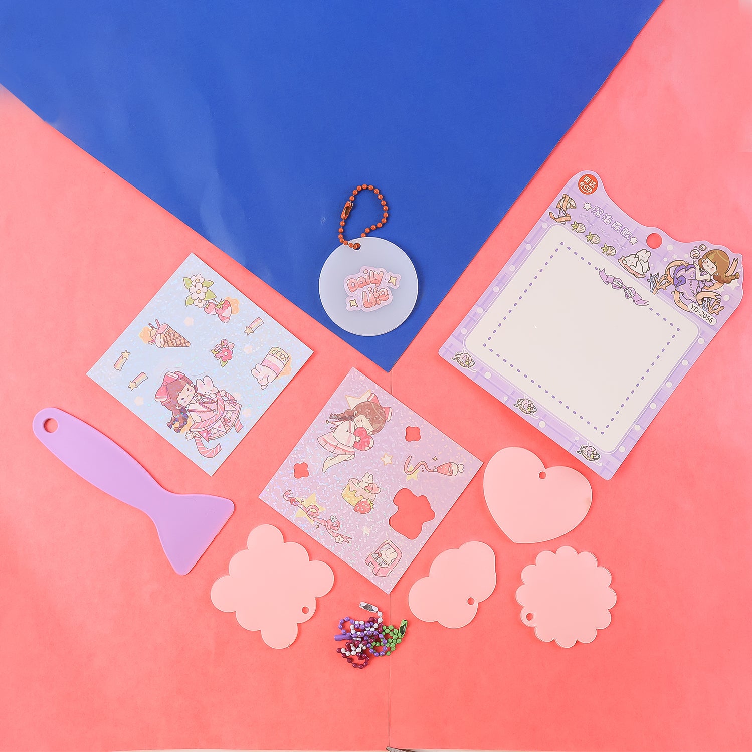 Diy Shrink Art Keychain Making Kit For Kids (1 Set) Diy Shrink Art Keychain Making Kit For Kids (1 Set)